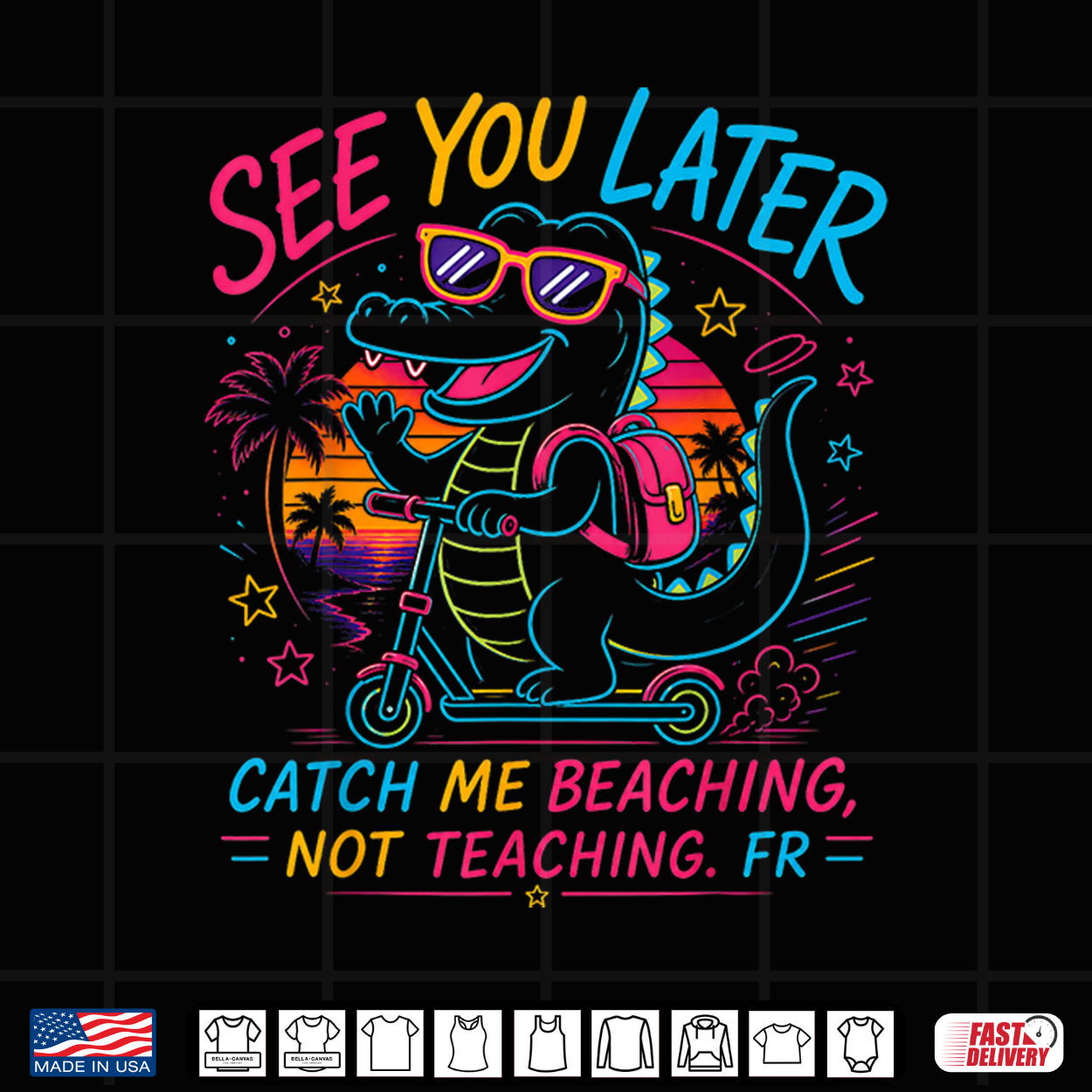 See You Later Alligator Summer Teacher Last Day Of School Shirt