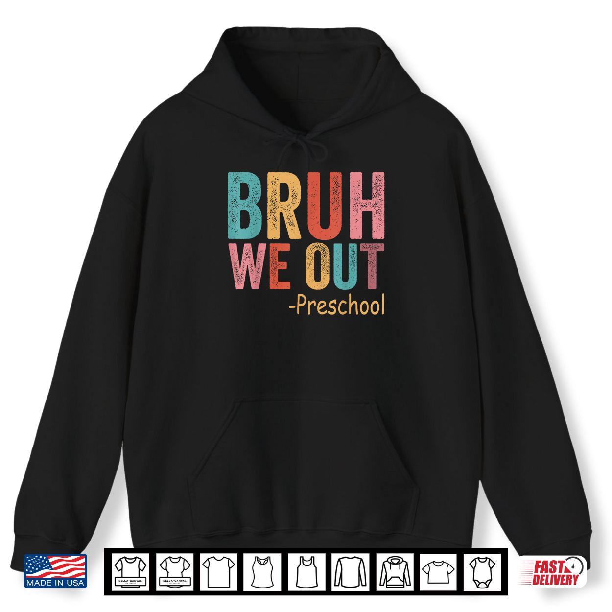 Bruh We Out Preschool Grade Graduation Class Of 2026 Shirt