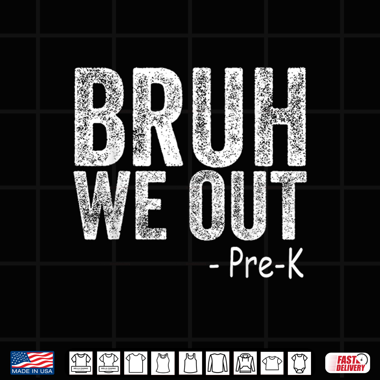 Bruh We Out Prek Grade Graduation Class Of 2026 Shirt