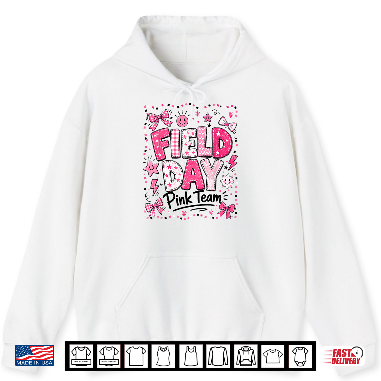 Field Day Pink Team Student Teacher Field Day Games Shirt Field Day Pink Team Student Teacher Field Day Games Shirt