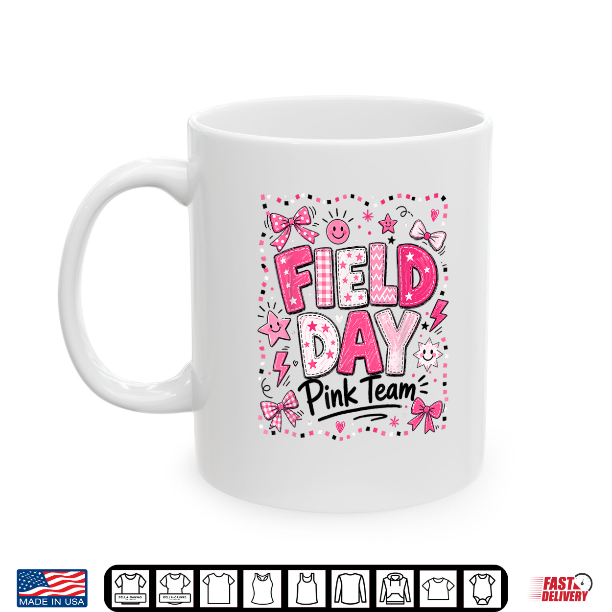 Field Day Pink Team Student Teacher Field Day Games Shirt Field Day Pink Team Student Teacher Field Day Games Shirt
