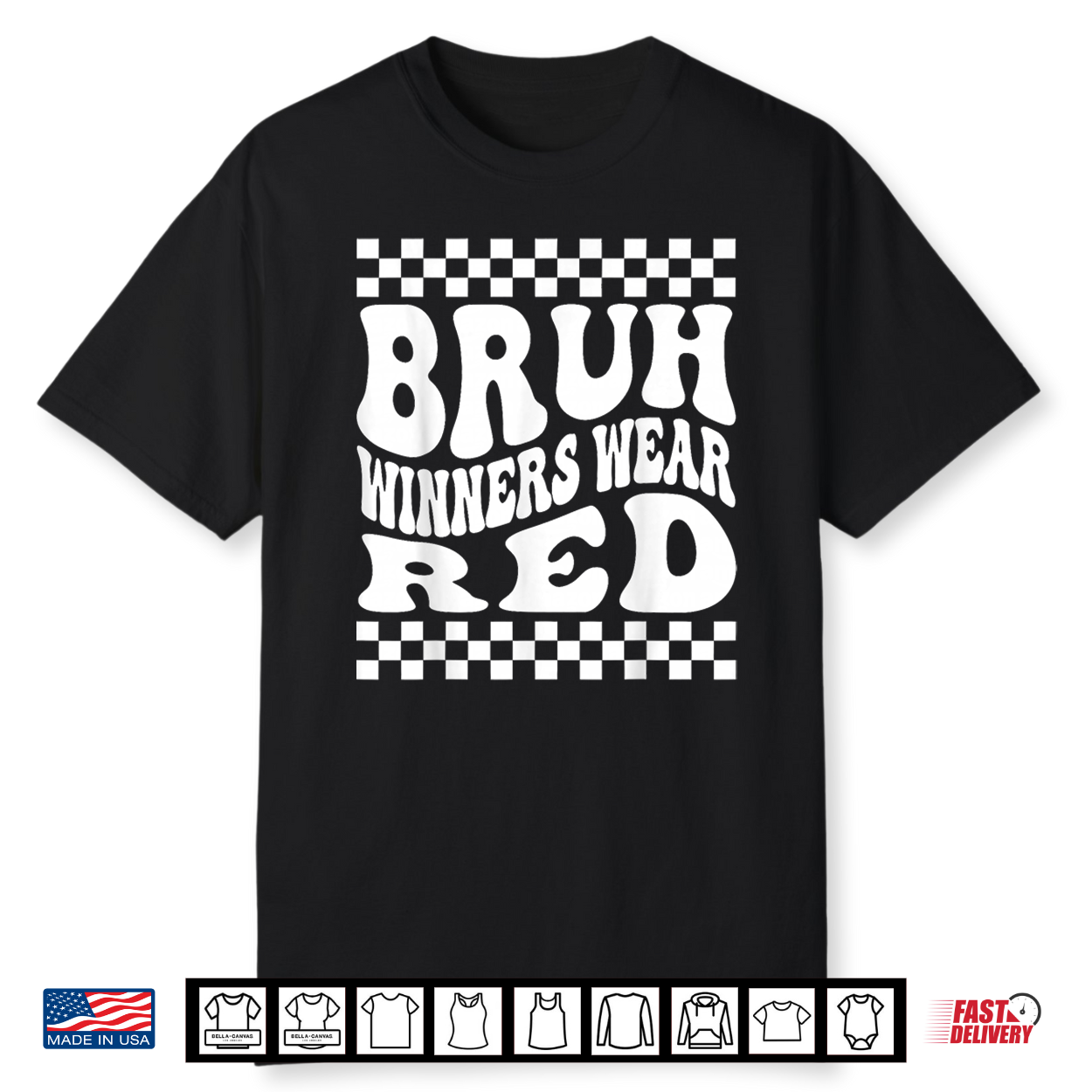 Funny Field Day Red Team Spirit Bruh Winners Wear Red Shirt