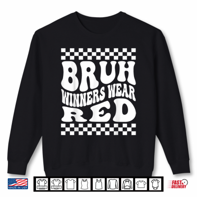 Sweatshirt Funny Field Day Red Team Spirit Bruh Winners Wear Red Shirt