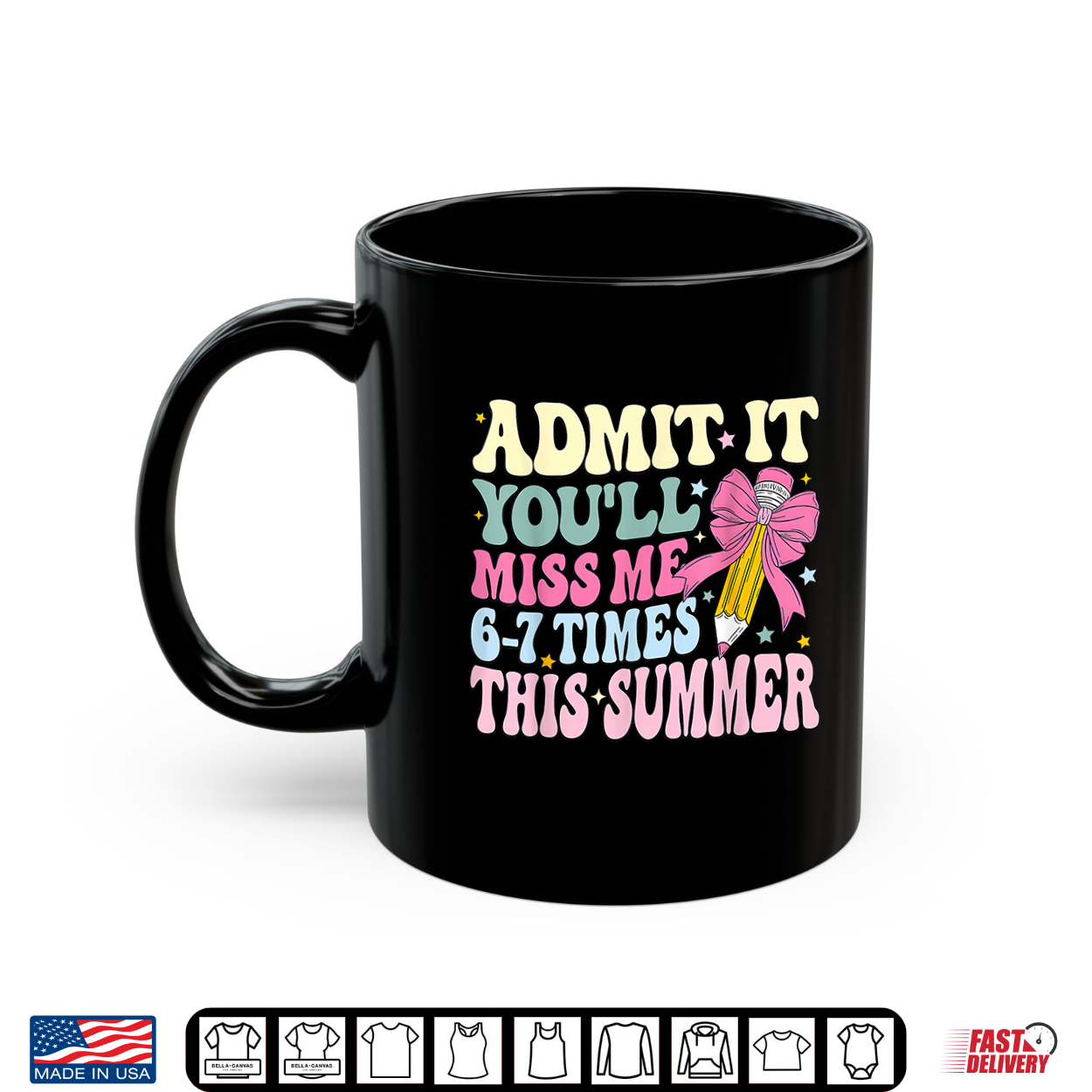 Admit It You’Ll Miss Me 6 7 This Summer Coquette Bow Groovy Shirt