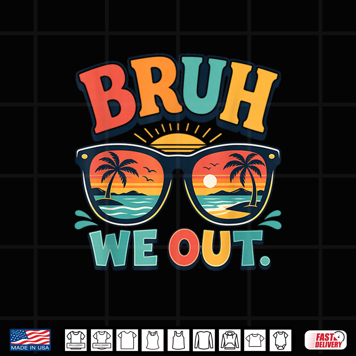 Bruh We Out Teachers End Of Year Last Day Of School Shirt