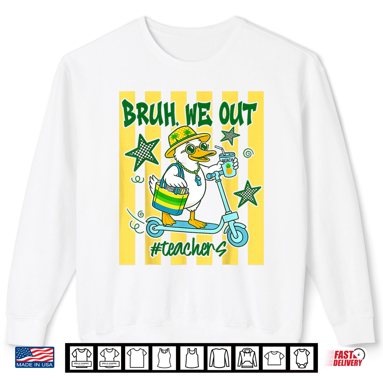 Bruh We Out Teachers Last Day Of School Goose Teacher Shirt