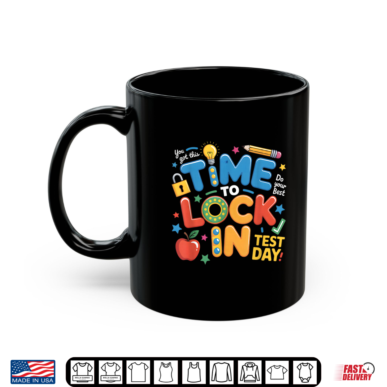 Test Day You Got This Time To Lock In Teacher Student Shirt