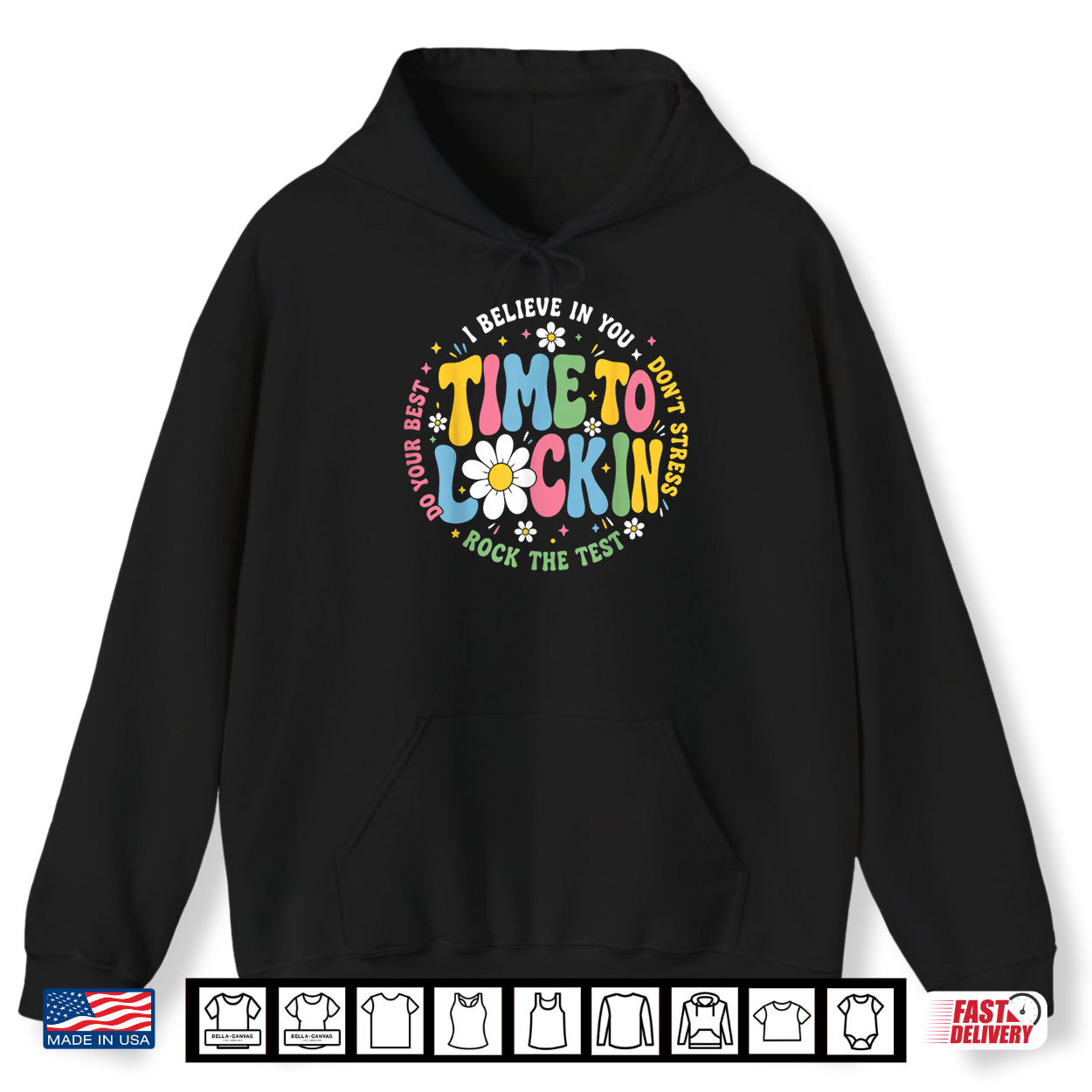 Time To Lock In Test Day Student Teacher Shirt