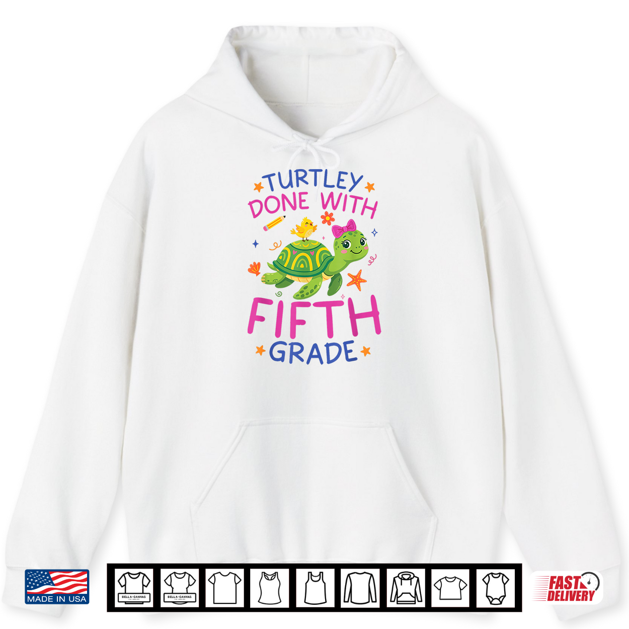 Turtley Done With Fifth Grade Last Day Of School Teacher Shirt