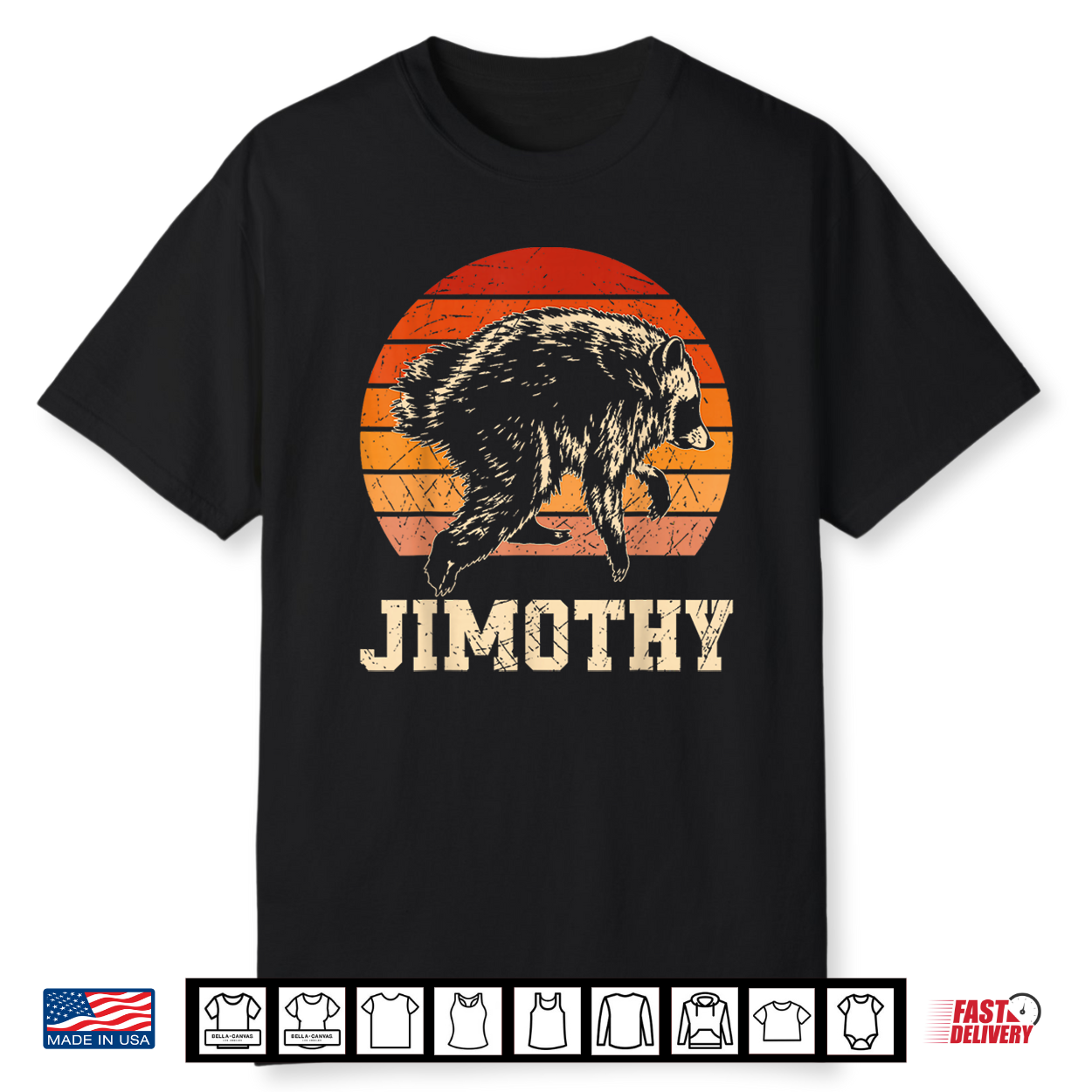 Jimothy Raccoon Retro Meme Seattle Trash Panda Animal Shirt Jimothy Raccoon Retro Meme Seattle Trash Panda Animal Shirt