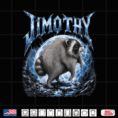 Jimothy Viral Raccoon Meme Raccoon Howling At The Moon Shirt 4 Design Jimothy Viral Raccoon Meme Raccoon Howling At The Moon Shirt