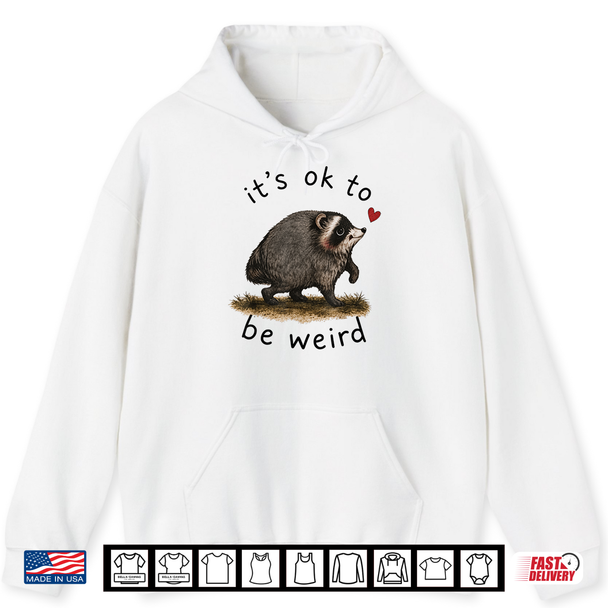 It’S Ok To Be Weird Jimothy Raccoon Trend Shirt