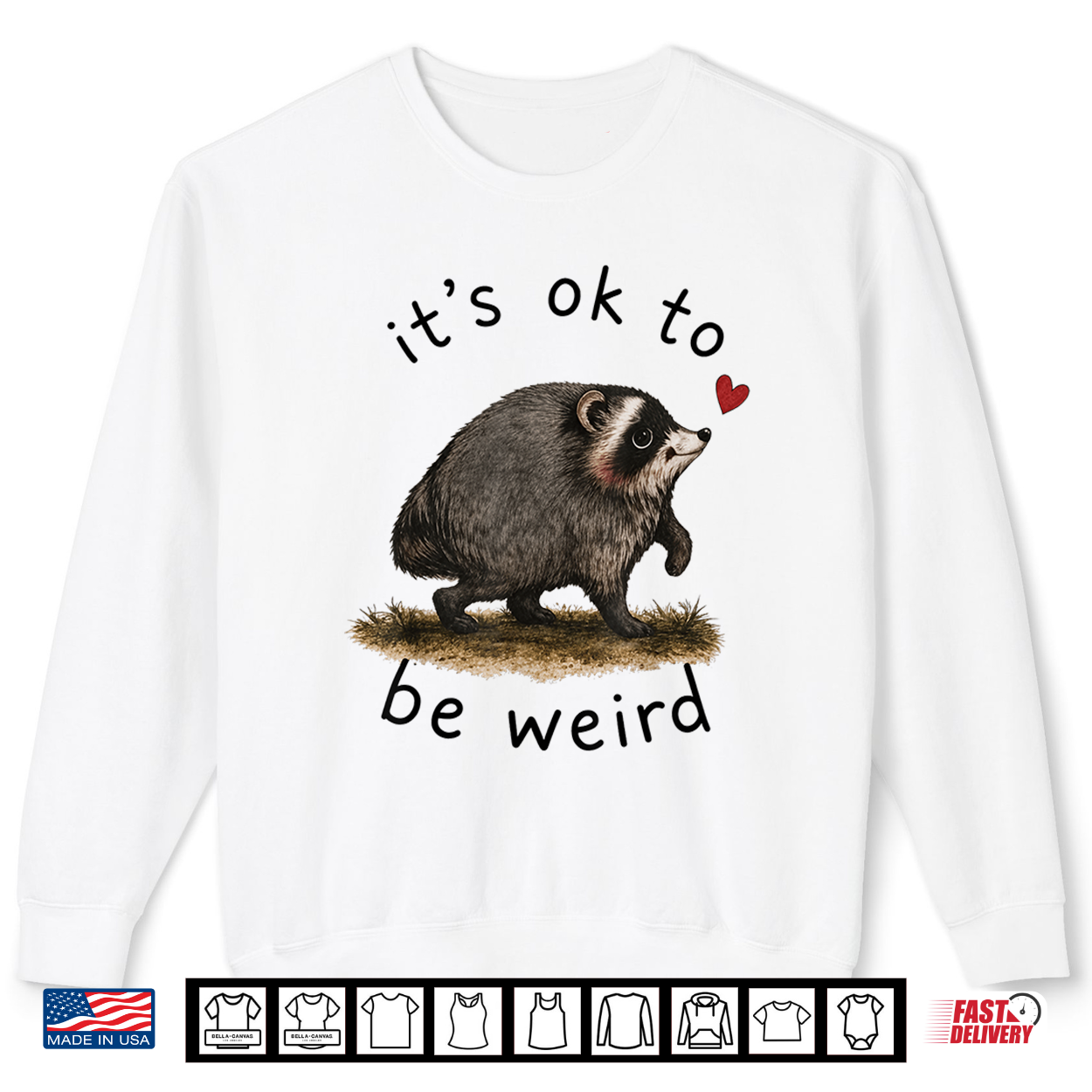 It’S Ok To Be Weird Jimothy Raccoon Trend Shirt
