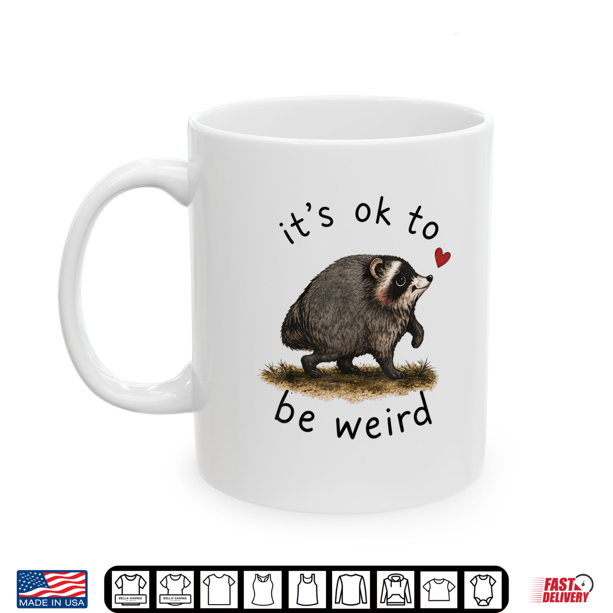 It’S Ok To Be Weird Jimothy Raccoon Trend Shirt