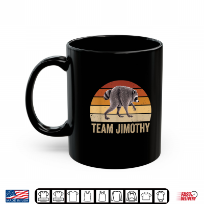 Mug Team Jimothy Raccoon Viral Seattle Meme Retro Sunset Shirt