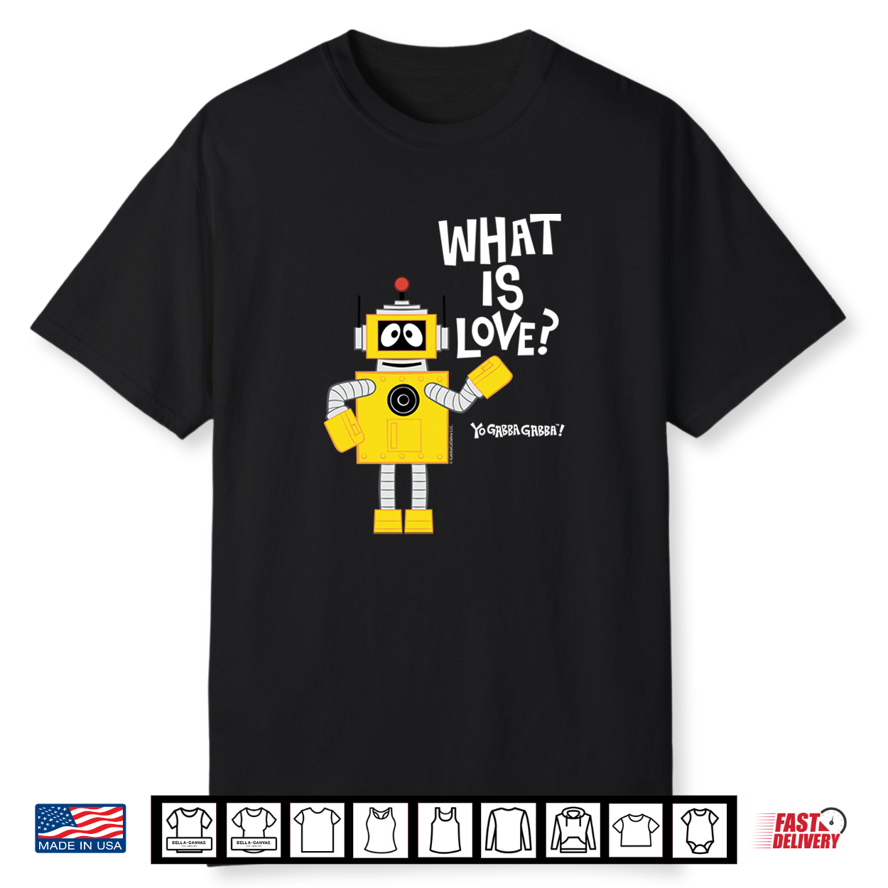 Yo Gabba Gabba What Is Love Valentine’S Day Plex Shirt Yo Gabba Gabba What Is Love Valentine’S Day Plex Shirt