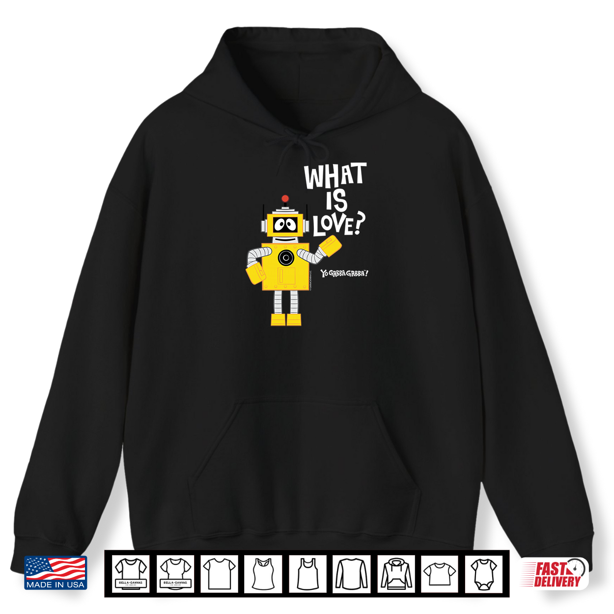 Yo Gabba Gabba What Is Love Valentine’S Day Plex Shirt Yo Gabba Gabba What Is Love Valentine’S Day Plex Shirt