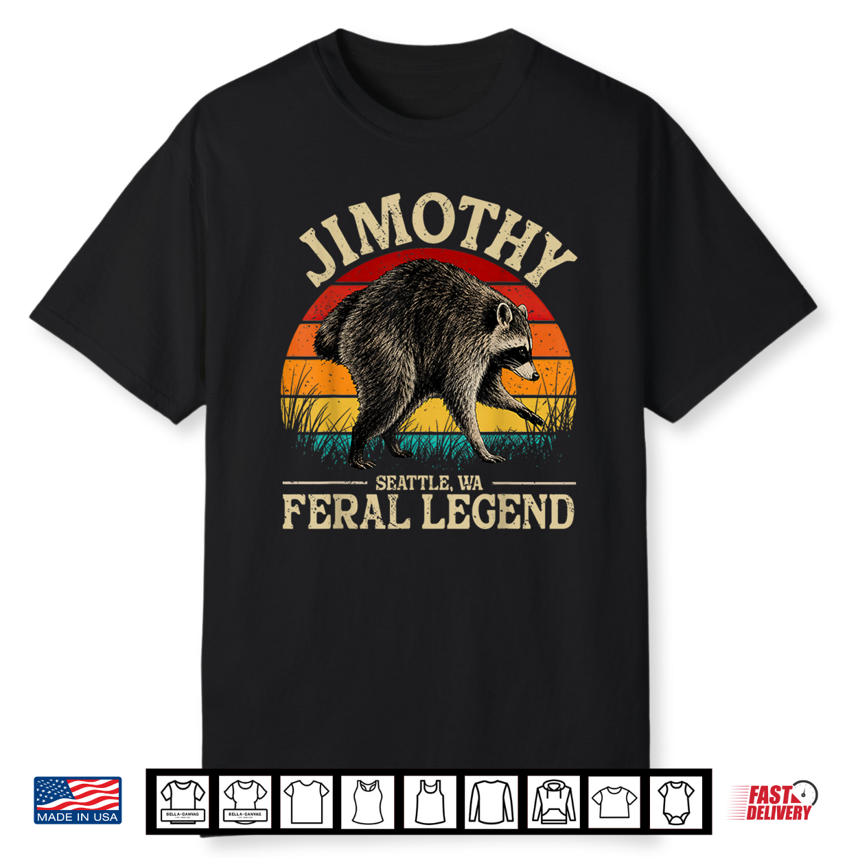 Vintage Jimothy Viral Raccoon Shirts Trash Panda Wildlife Shirt