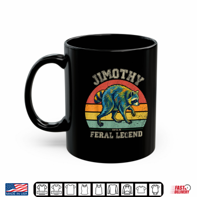 Mug Vintage Jimothy Raccoon Feral Legend Meme Shirt