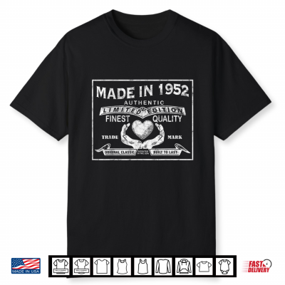 68Th Birthday Made In 1952 People Born In The 50S Shirt