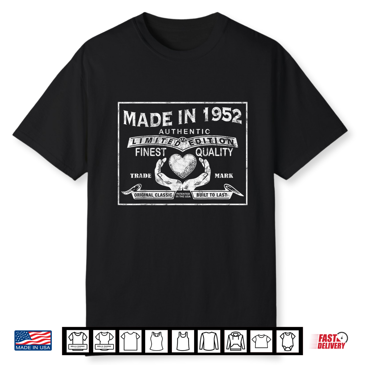68Th Birthday Made In 1952 People Born In The 50S Shirt 68Th Birthday Made In 1952 People Born In The 50S Shirt