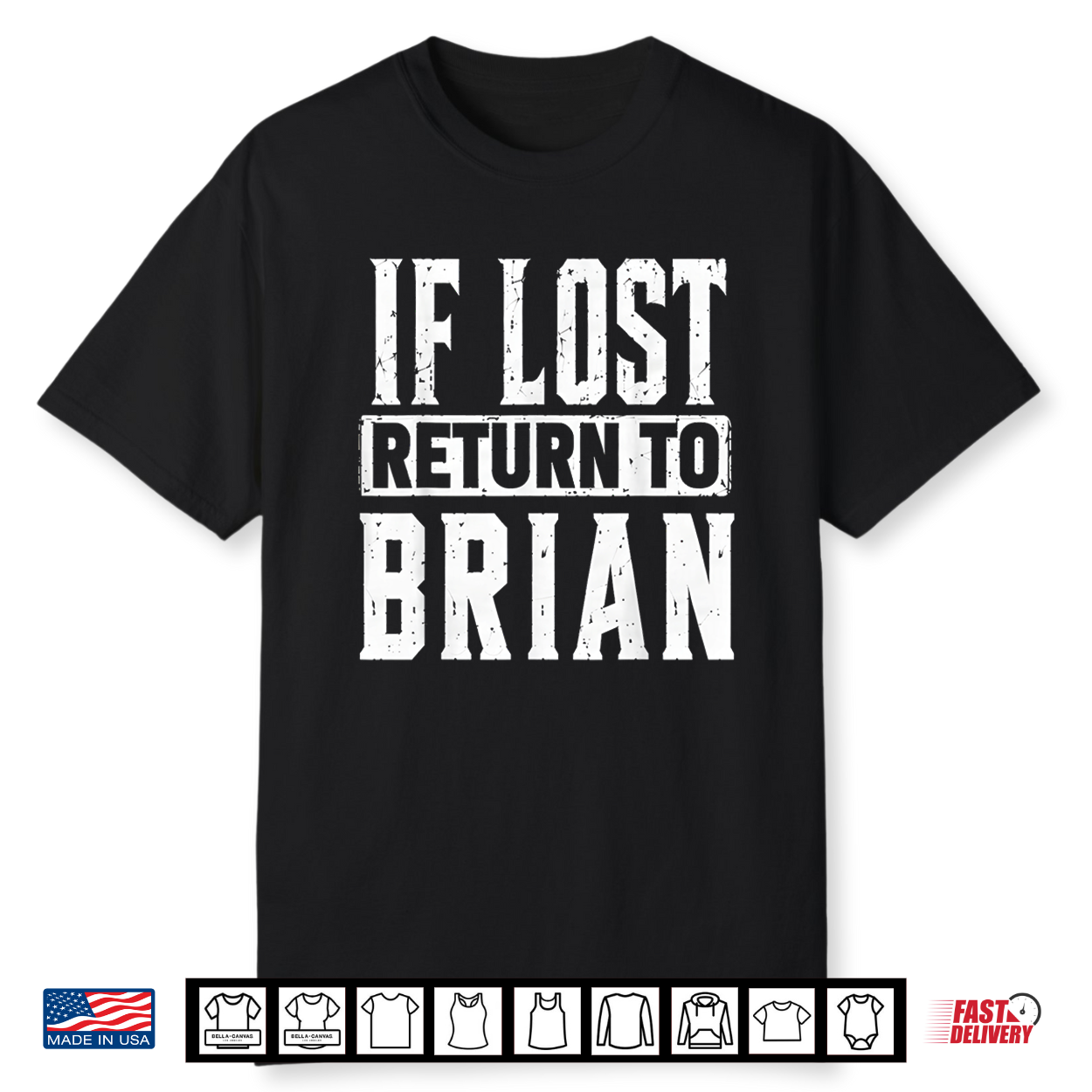Funny If Lost Return To Brian Couple Matching Shirt