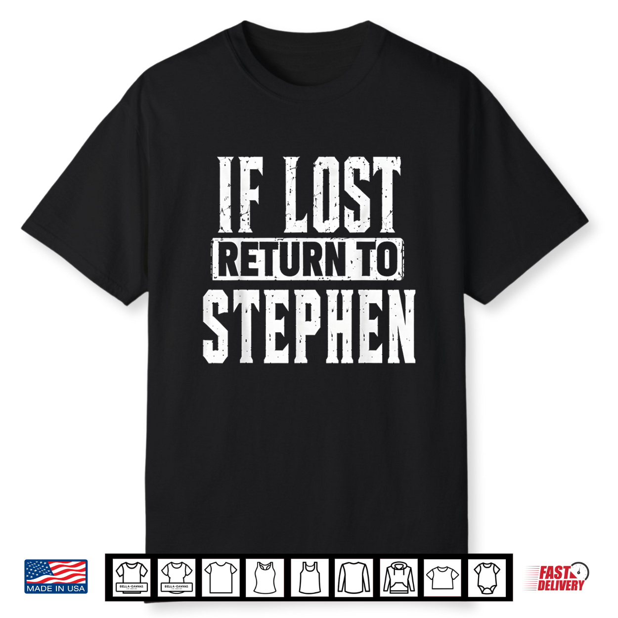 Funny If Lost Return To Stephen Couple Matching Shirt