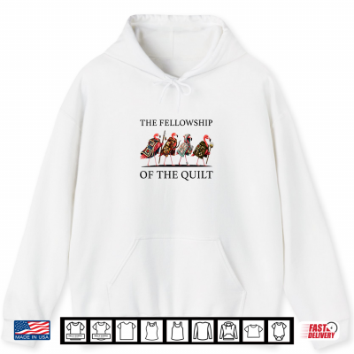 The Fellowship Of The Quilt Flamingo Patchwork Quilter Craft Shirt 1 Hoodie The Fellowship Of The Quilt Flamingo Patchwork Quilter Craft Shirt