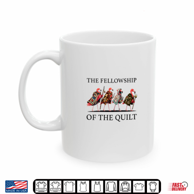 The Fellowship Of The Quilt Flamingo Patchwork Quilter Craft Shirt 3 Mug The Fellowship Of The Quilt Flamingo Patchwork Quilter Craft Shirt