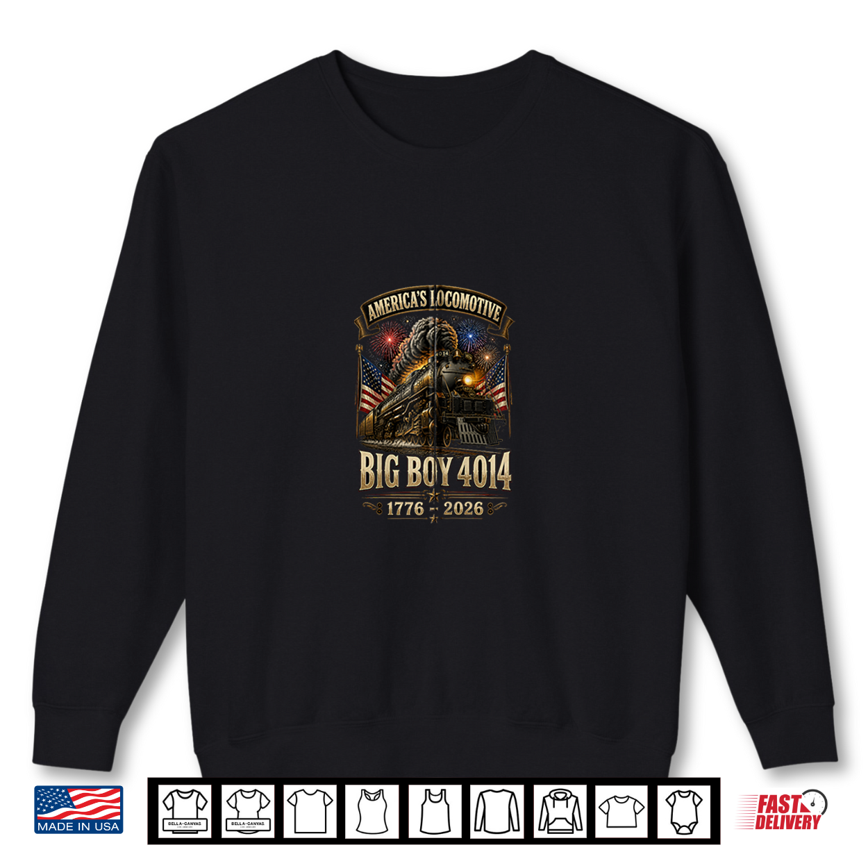 Big Boy 4014 America’S Locomotive Steam Train Us Flag Shirt Big Boy 4014 America’S Locomotive Steam Train Us Flag Shirt