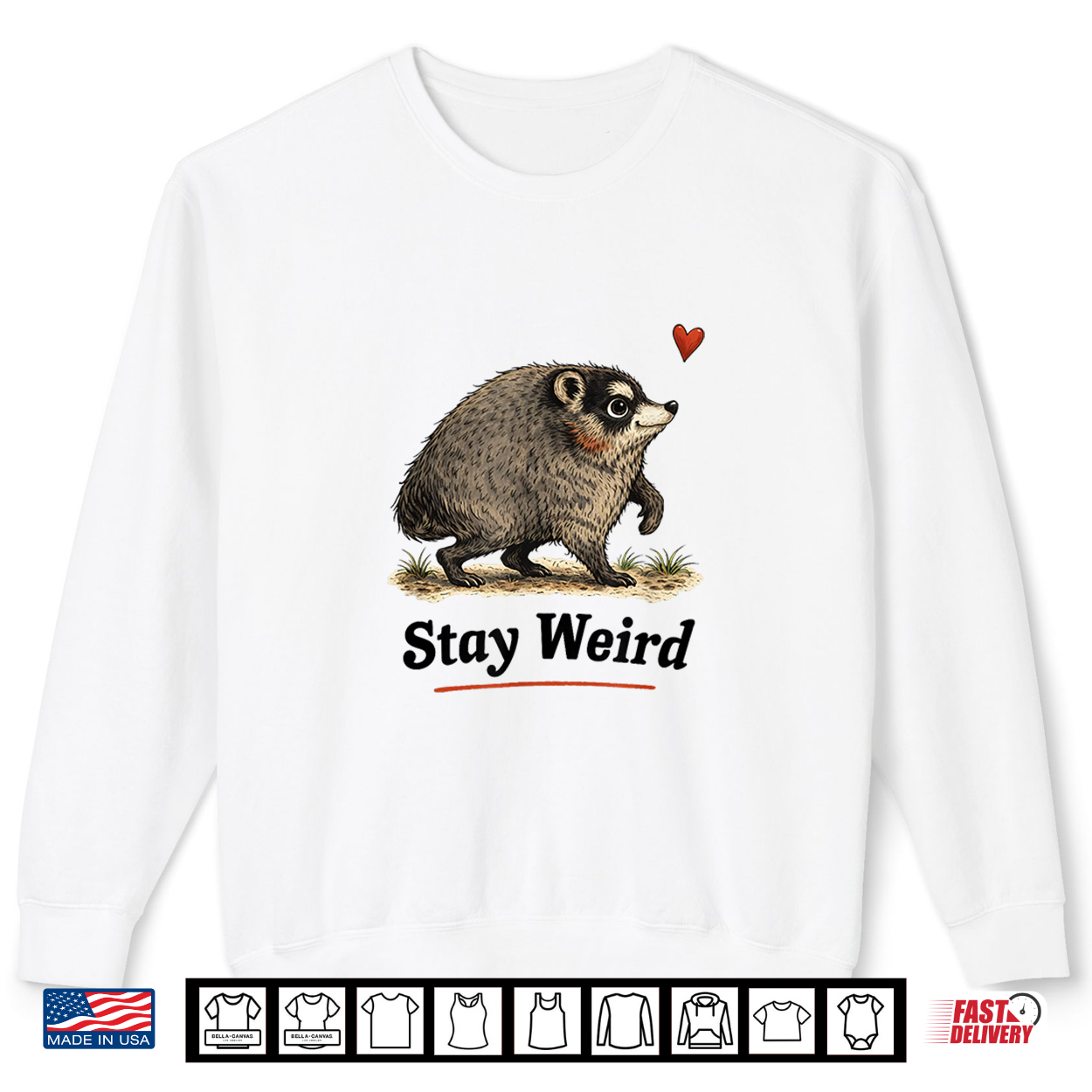 Stay Weird Funny Timothy Raccoon Shirt Stay Weird Funny Timothy Raccoon Shirt