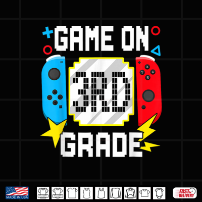 Design 3rd Grade For Boys Back To School First Day Of Third Grade Shirt