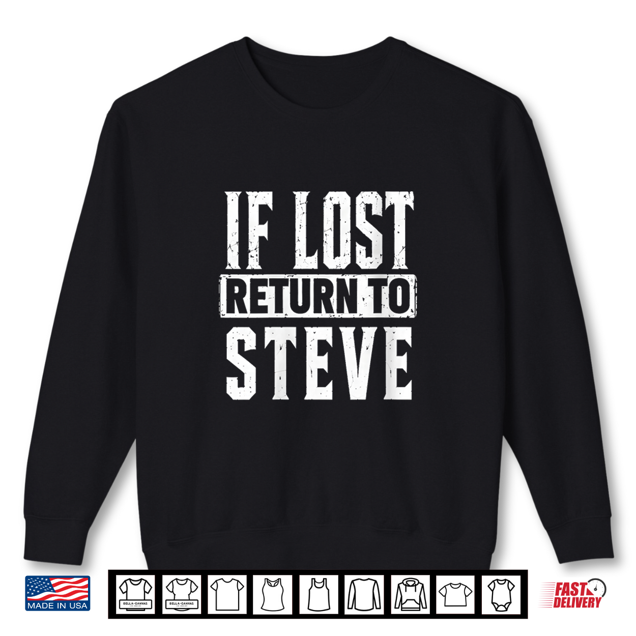 Funny If Lost Return To Steve Couple Matching Shirt