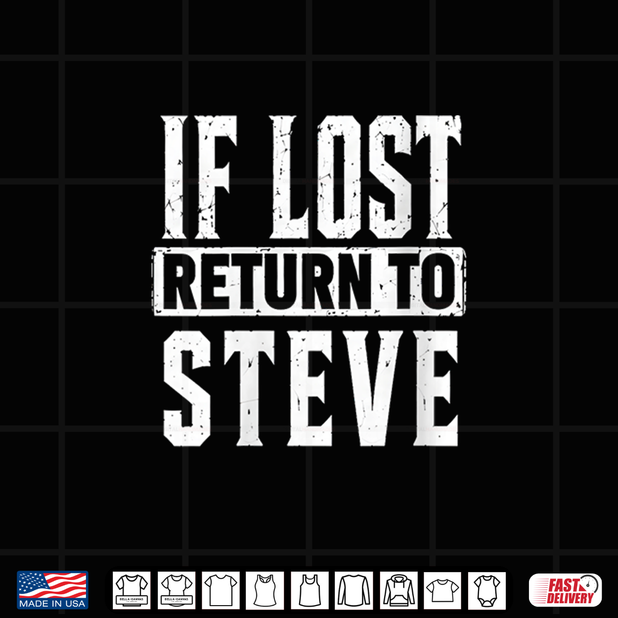 Funny If Lost Return To Steve Couple Matching Shirt