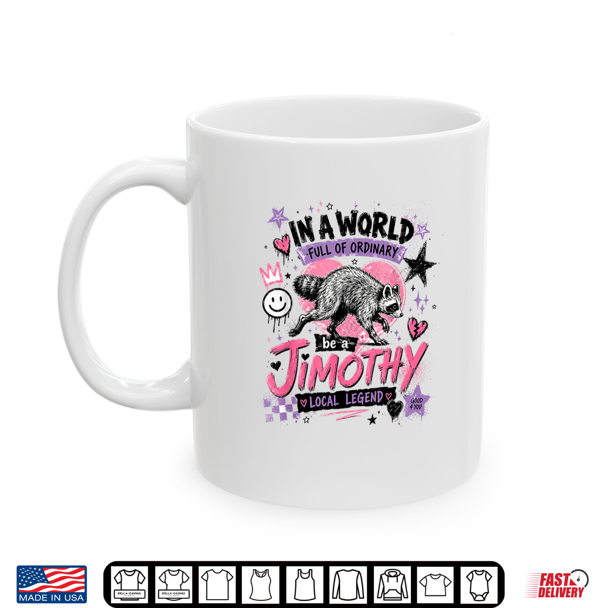Jimothy Local Legend Street Art Raccoon World Of Ordinary Shirt Jimothy Local Legend Street Art Raccoon World Of Ordinary Shirt