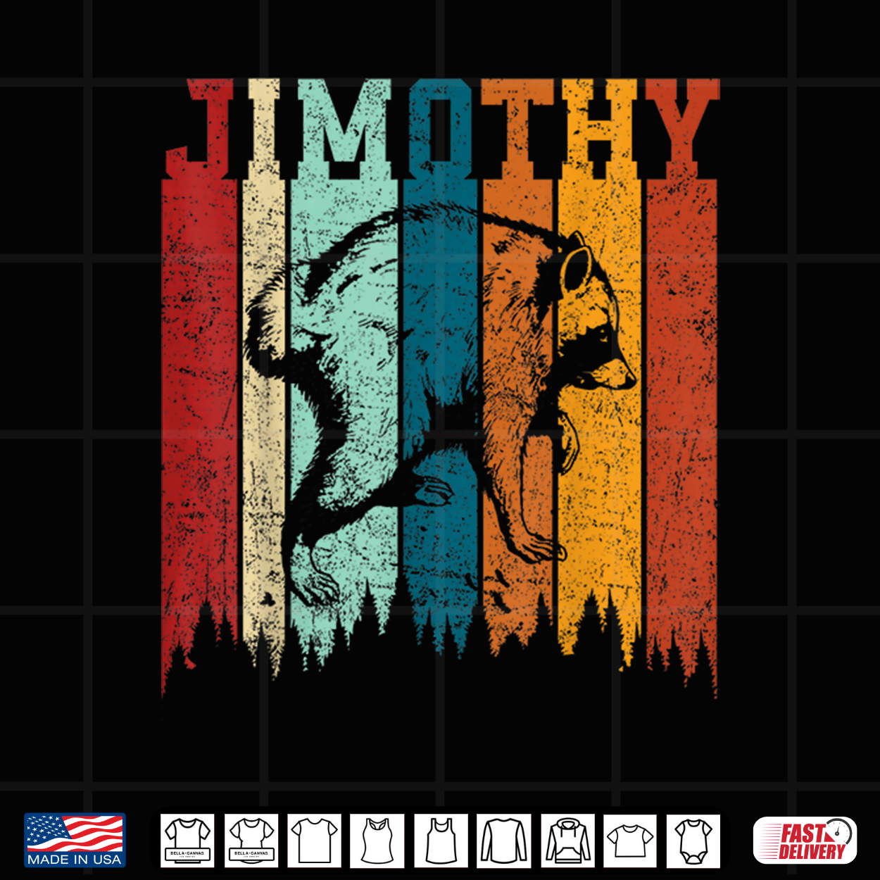 Retro Jimothy Viral Raccoon Shirt Funny Trash Panda Jimothy Shirt Retro Jimothy Viral Raccoon Shirt Funny Trash Panda Jimothy Shirt