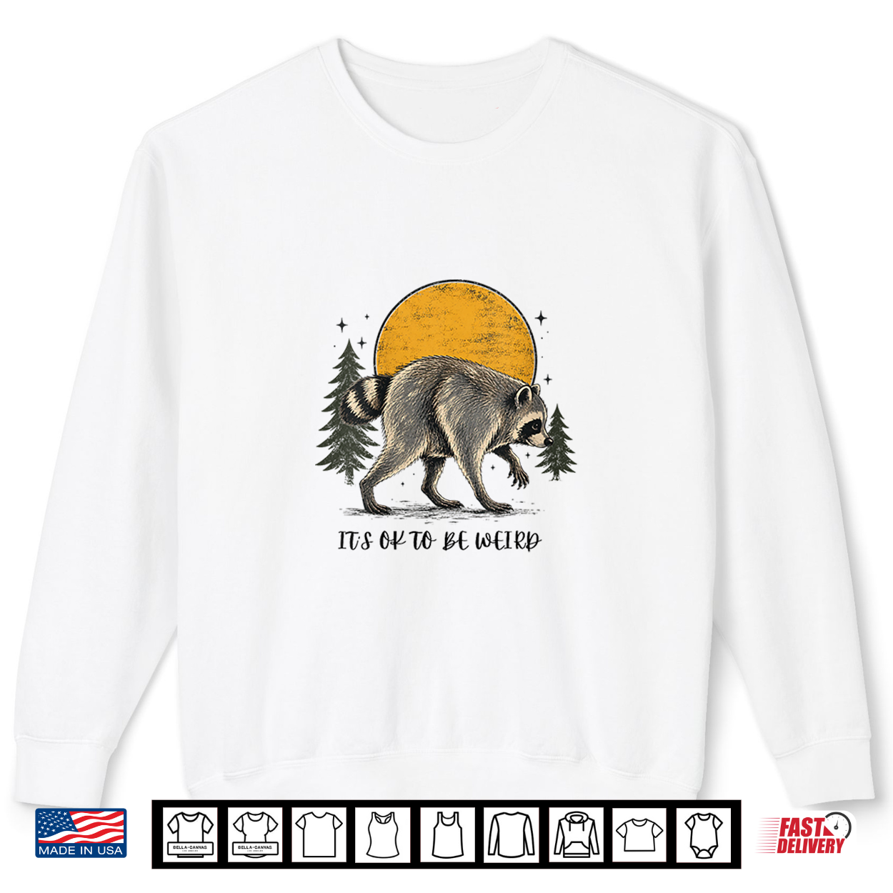 Cute Jimothy Raccoon It’S Ok To Be Weird Raccoon Jimothy Shirt