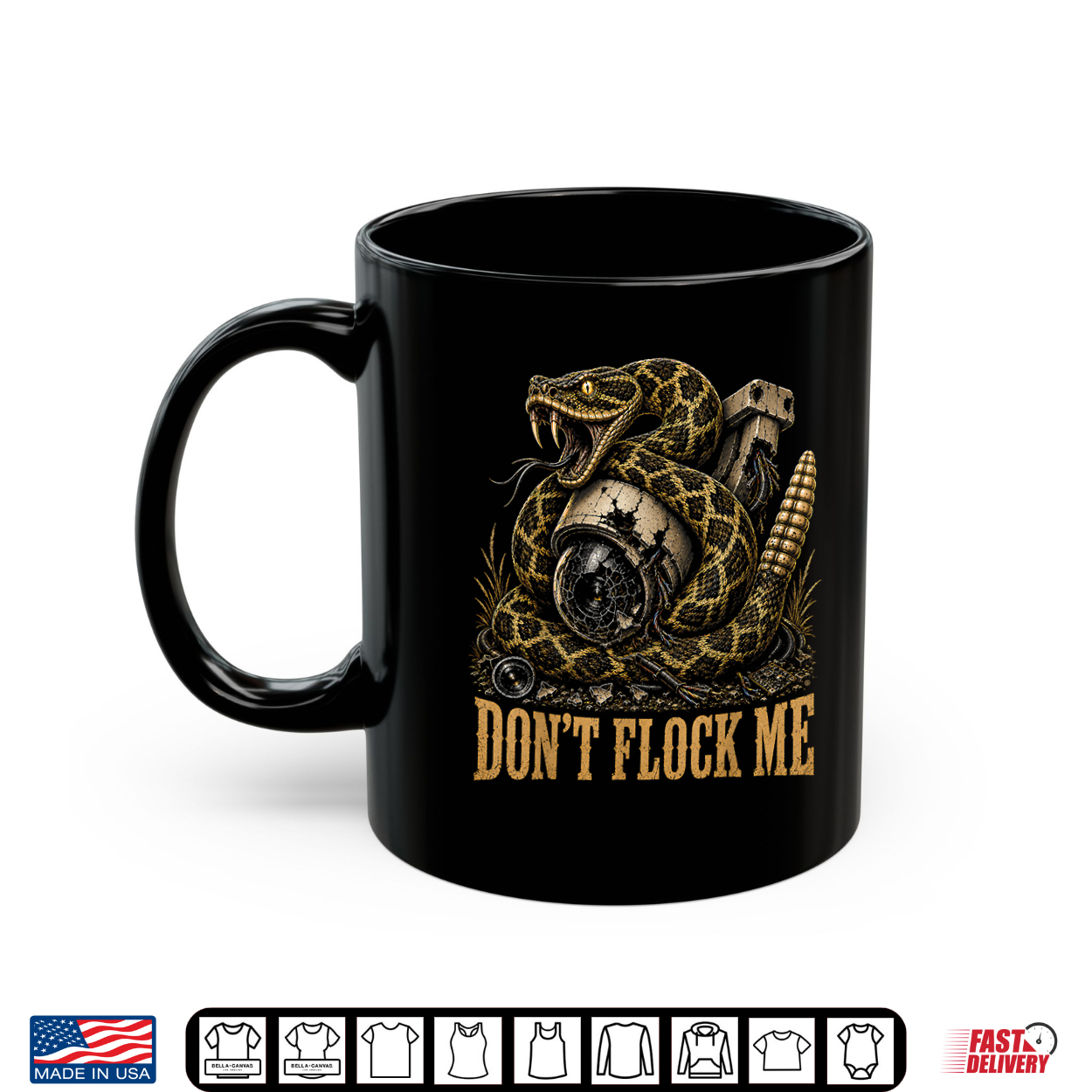Don’T Flock Me Privacy Freedom Snake Camera Graphic Shirt