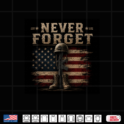 Design Freedom Isnt Free Honor Respect Never Forget Shirt