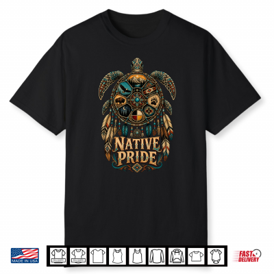 Men’S Sea Turtle Native American Indigenous Pride Shirt