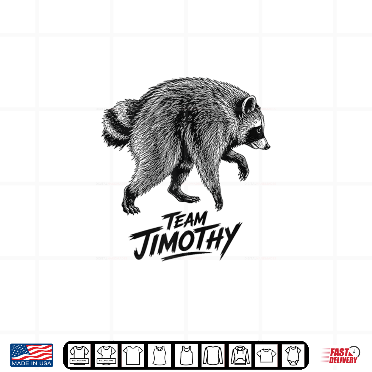 Team Timothy Jimothy Raccoon Viral Raccoon Meme Gag Gifts Shirt