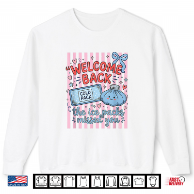 Sweatshirt Women Striped Welcome Back To School Nurse ER ED RN Shirt