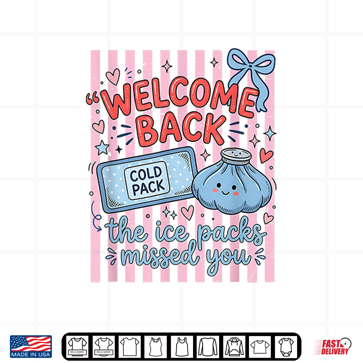 Women Striped Welcome Back To School Nurse Er Ed Rn Shirt