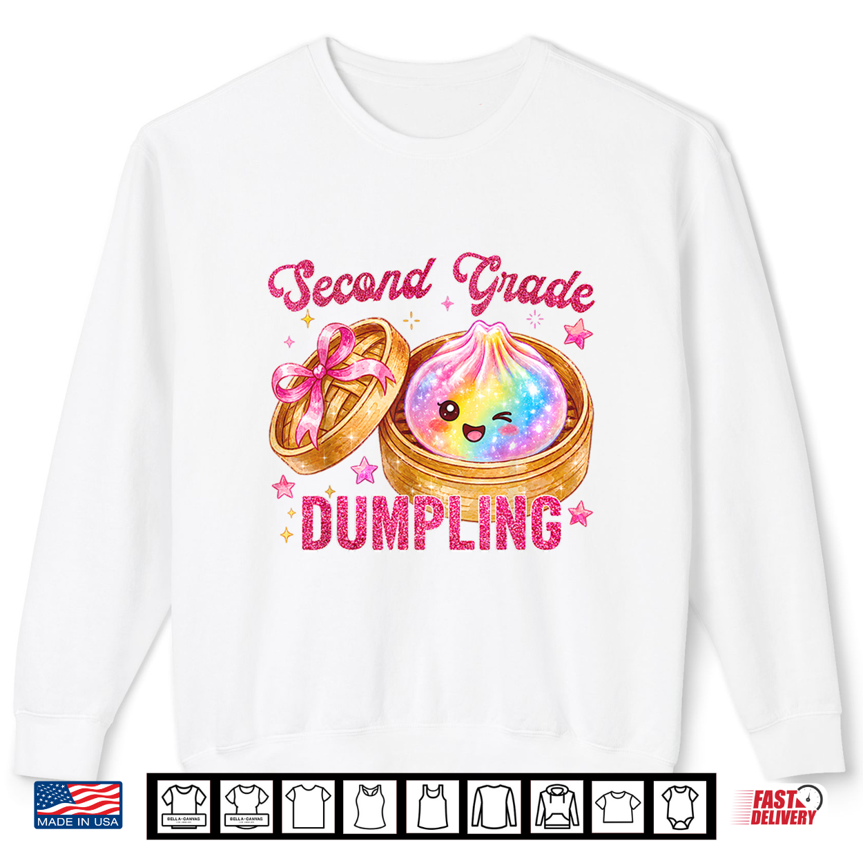 Cute 2Nd Second Grade Dumpling Teachers Kids Back To School Shirt