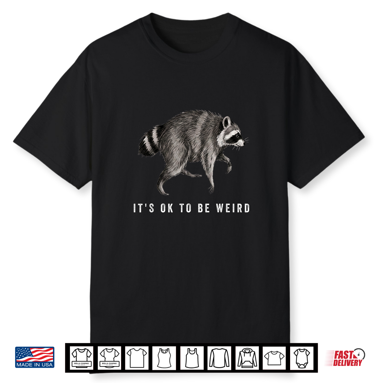 It’S Ok To Be Weird Timothy Team Jimothy Raccoon Meme Shirt
