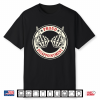 Proud Disappointment Fun Skeleton Hand Middle Fingers Badge Shirt