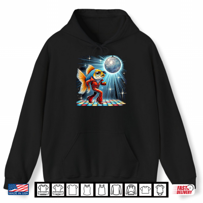 Hoodie Aesthetic Fish Disco Shirt