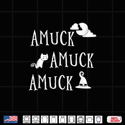 Design Amuck Amuck Amuck Funny Halloween Shirt