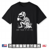 Funny Skeleton Dinosaur Costume Goth Men Women Halloween Shirt
