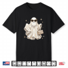 Glam Halloween Ghost Girl Spooky Autumn Diva Girls Women Shirt